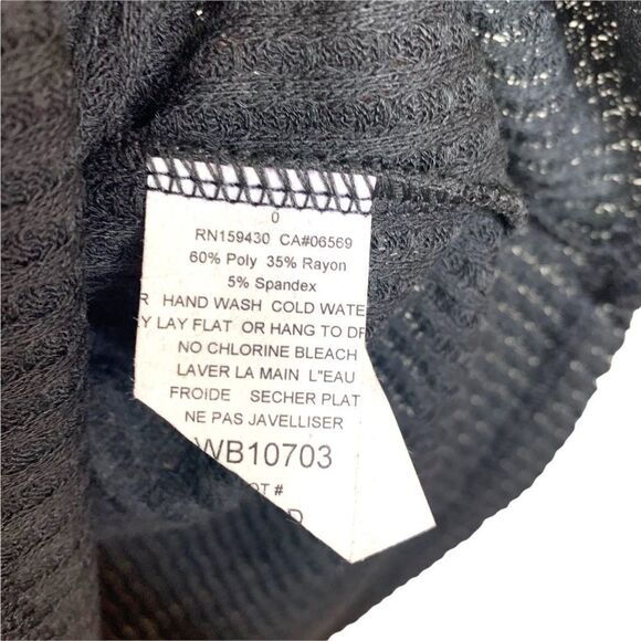 Net Elan Bruna Top-Long Sleeve Waffle Knit - Picture 6 of 8